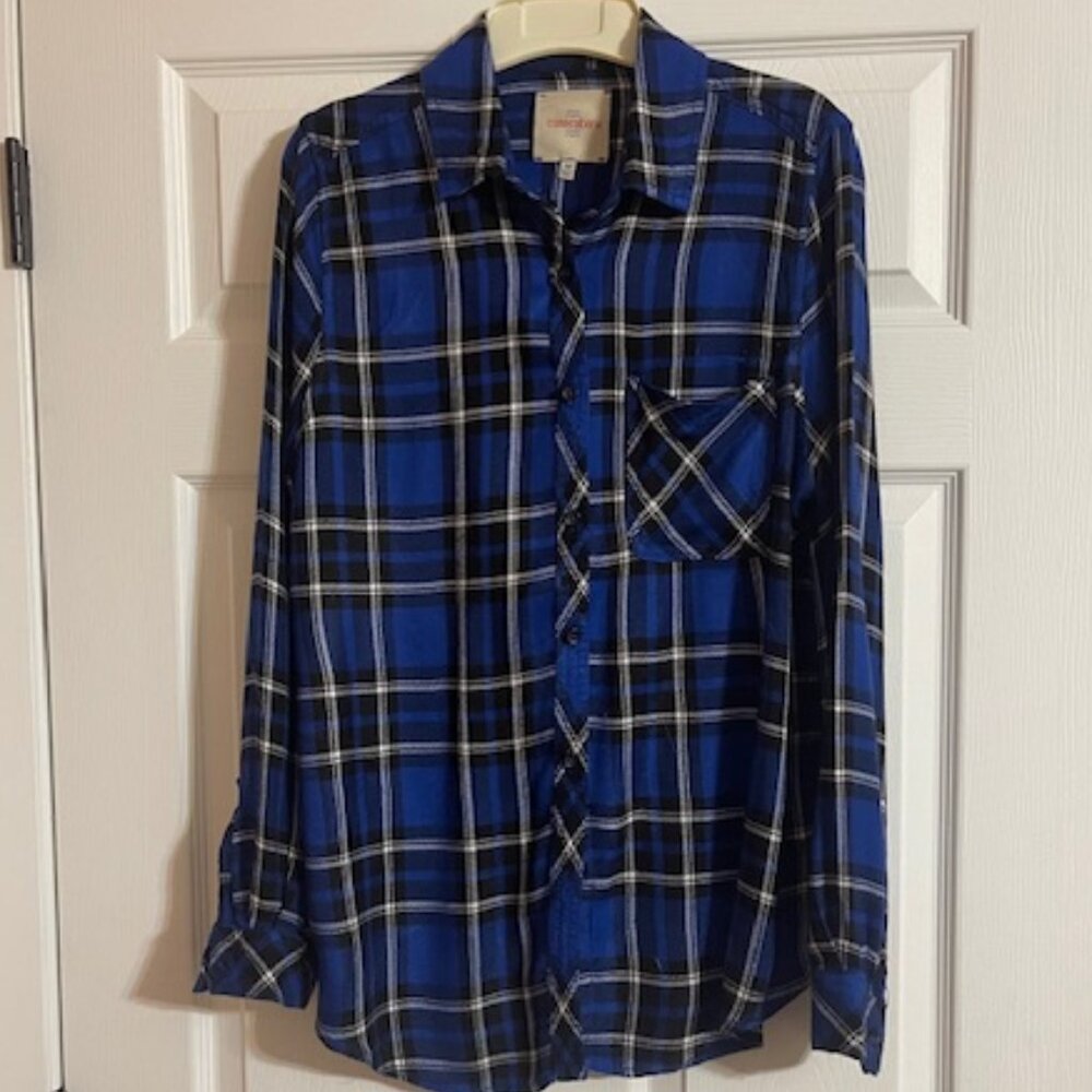 Casa Cabana Long Sleeve Plaid Shirt